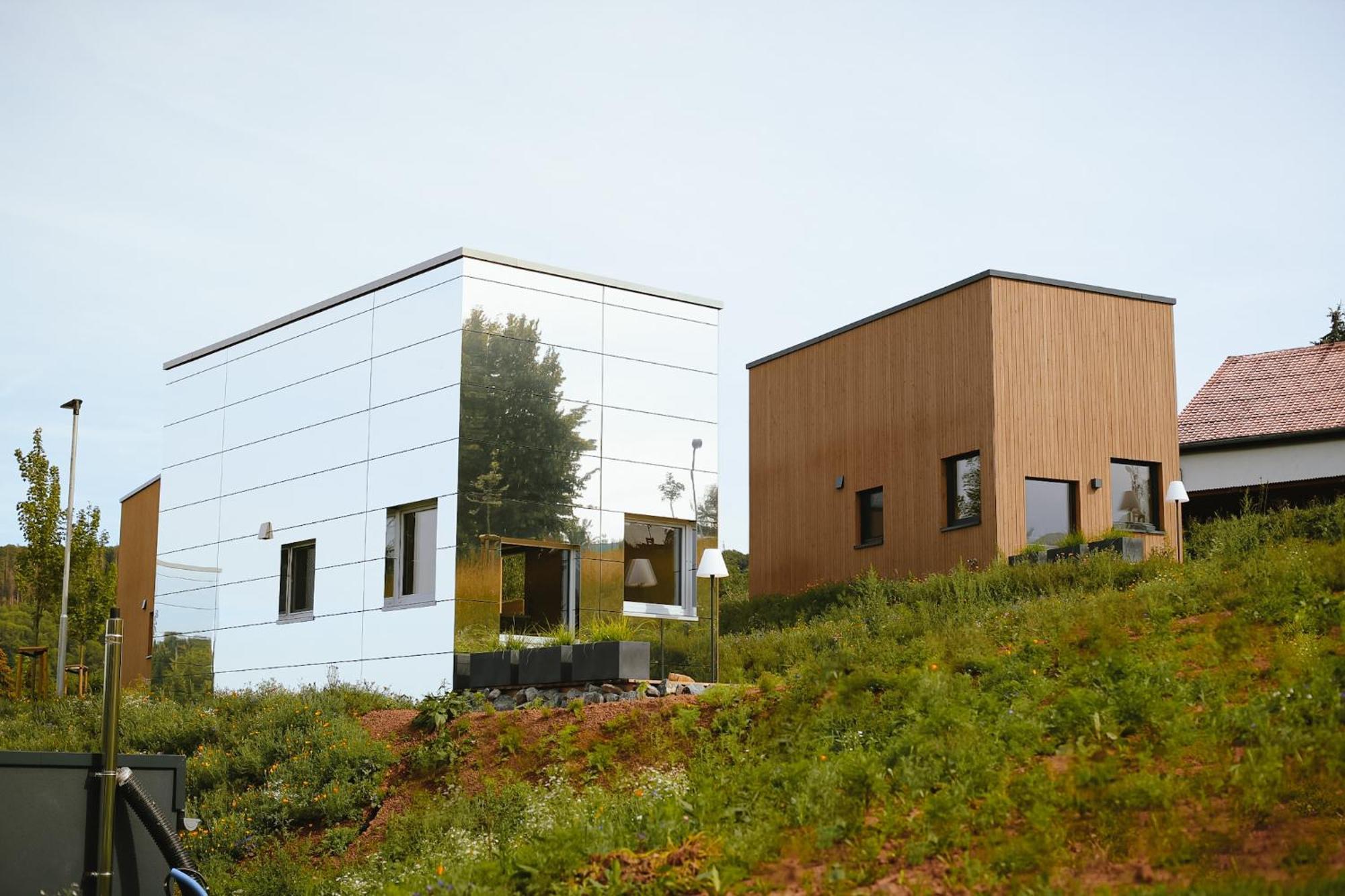 Wiesenglueck Tiny House Hotel Heiligenstadt Rum bild
