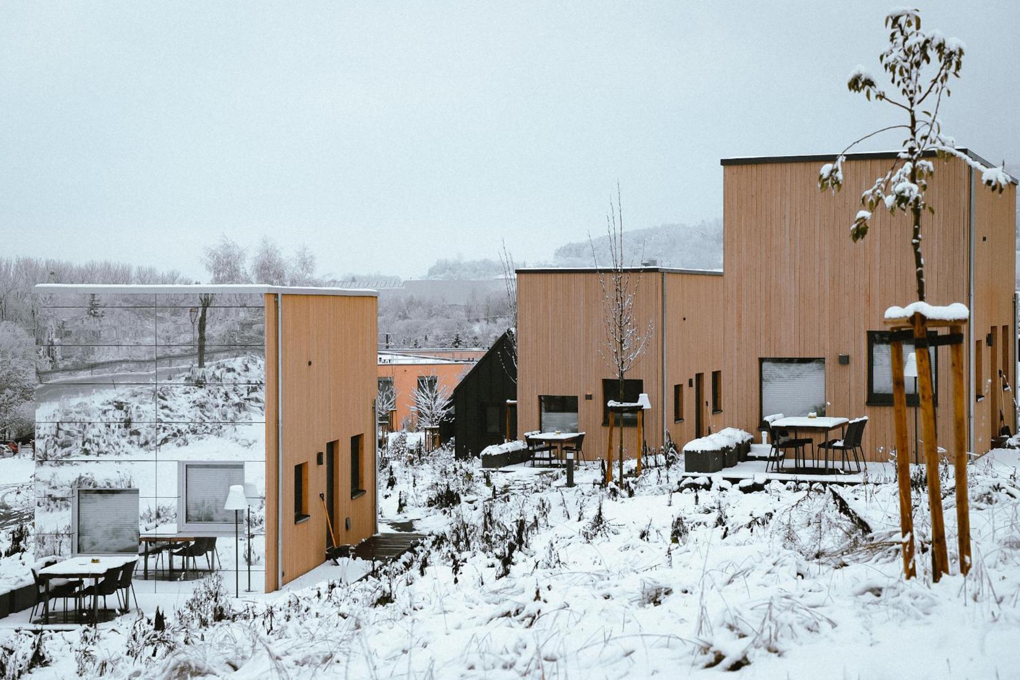 Wiesenglueck Tiny House Hotel Heiligenstadt Exteriör bild
